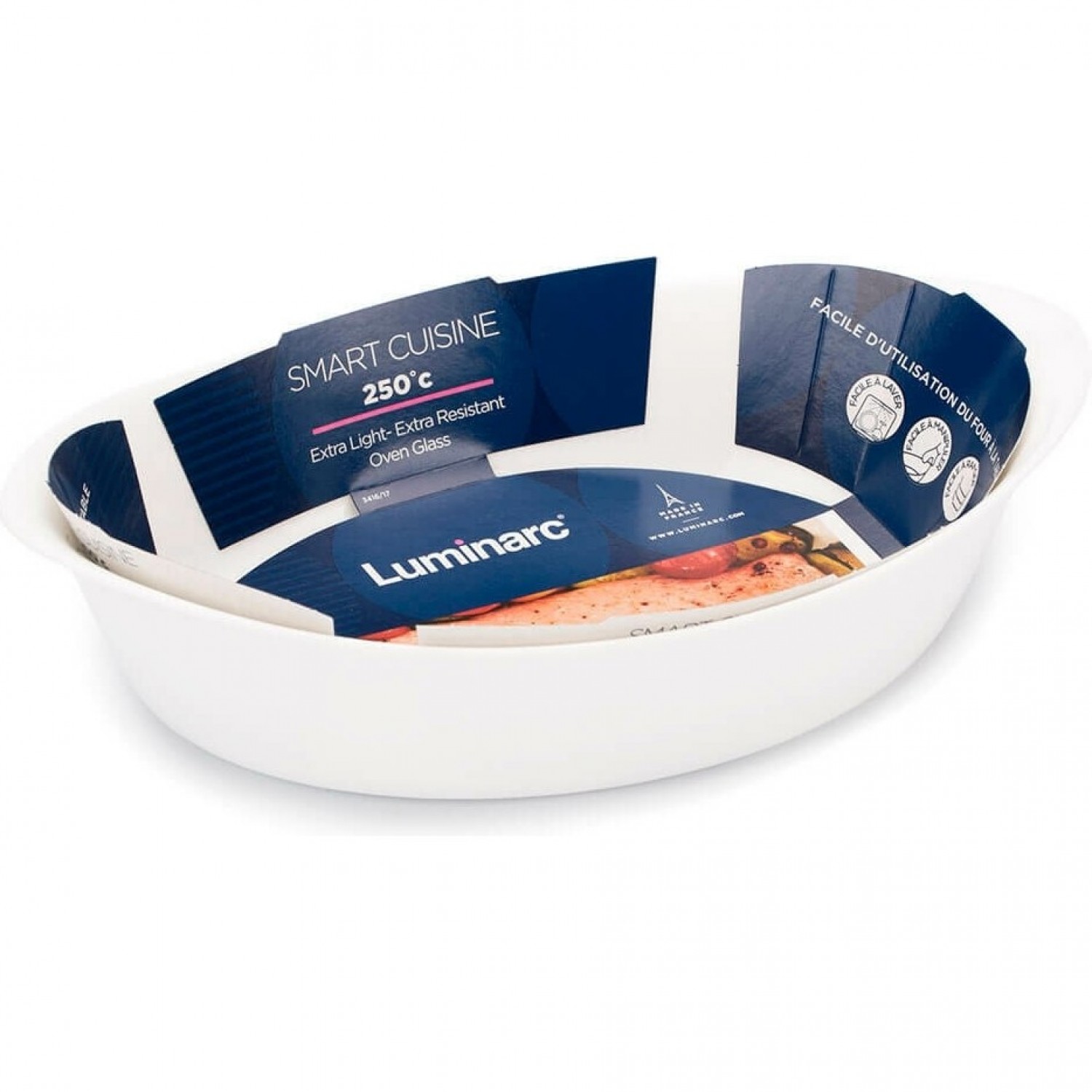 LUMINARC СМАРТ КУЗИН 25х15 см овальная P0886. Купить Формы на ...