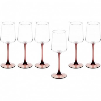 Набор бокалов для вина LUMINARC КОНТРАСТО лилак 250 мл, 6 шт