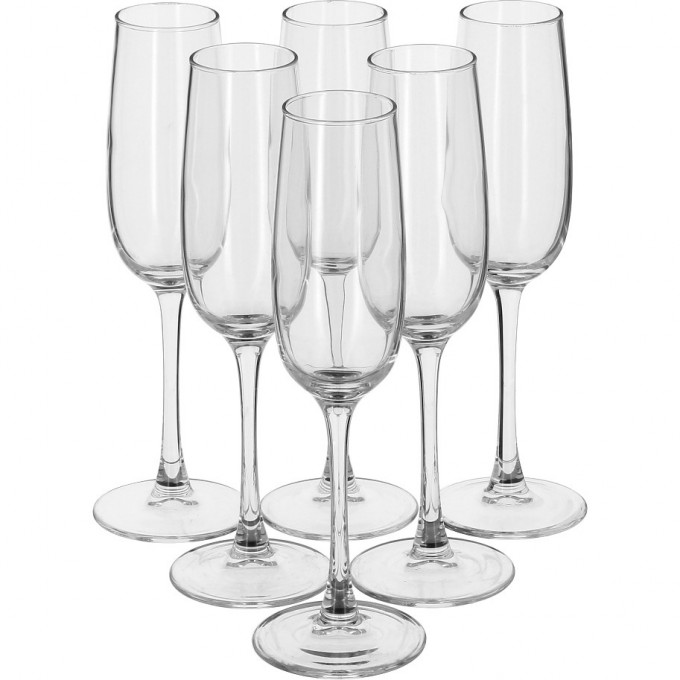 Набор фужеров (бокалов) для шампанского LUMINARC АЛЛЕГРЕСС 175 мл, 6 шт J8162