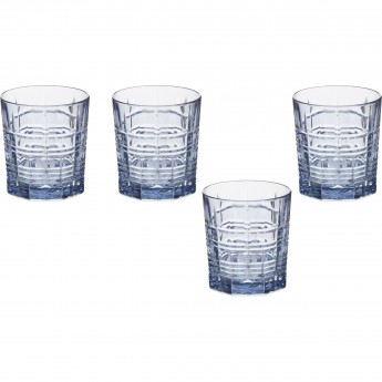 Набор стаканов LUMINARC ДАЛЛАС голубой 4 шт 300 мл низкие